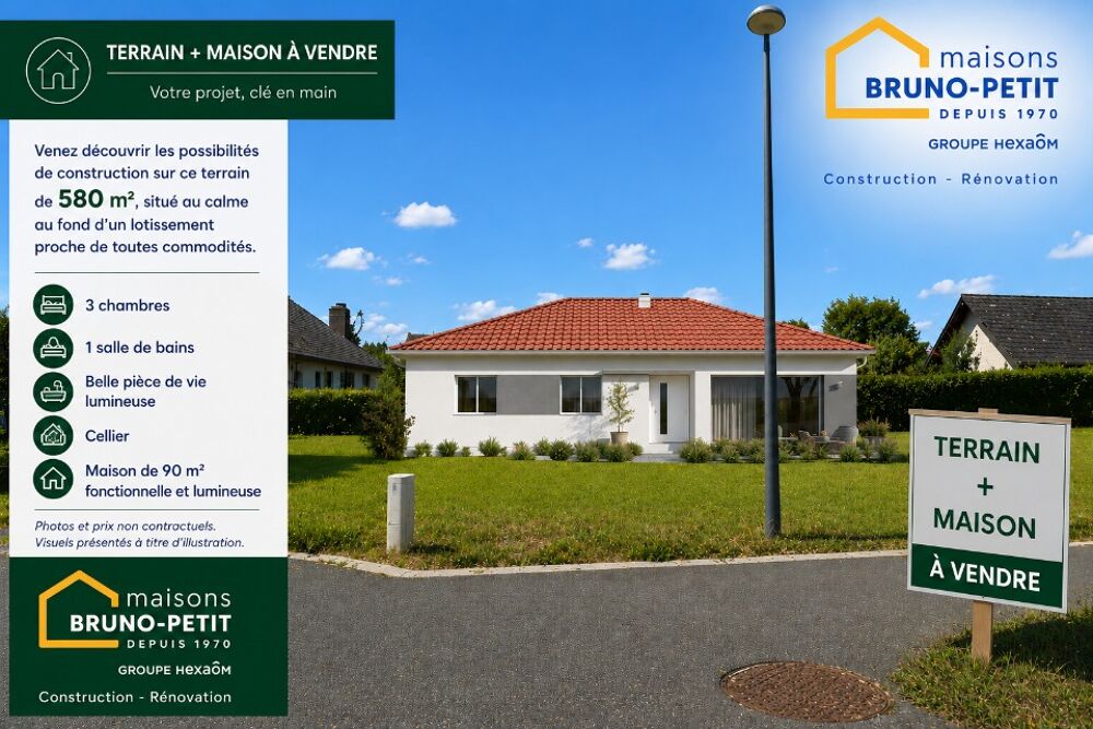 vente Terrain - 581 m² Odos (65310)