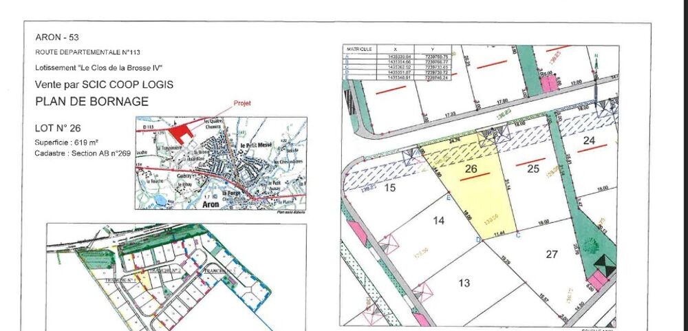 VENTE d'une maison de 4 pièces (85 m²) à Aron À déco....