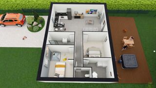  Maison 2 pi�ces 60 m� Bourges