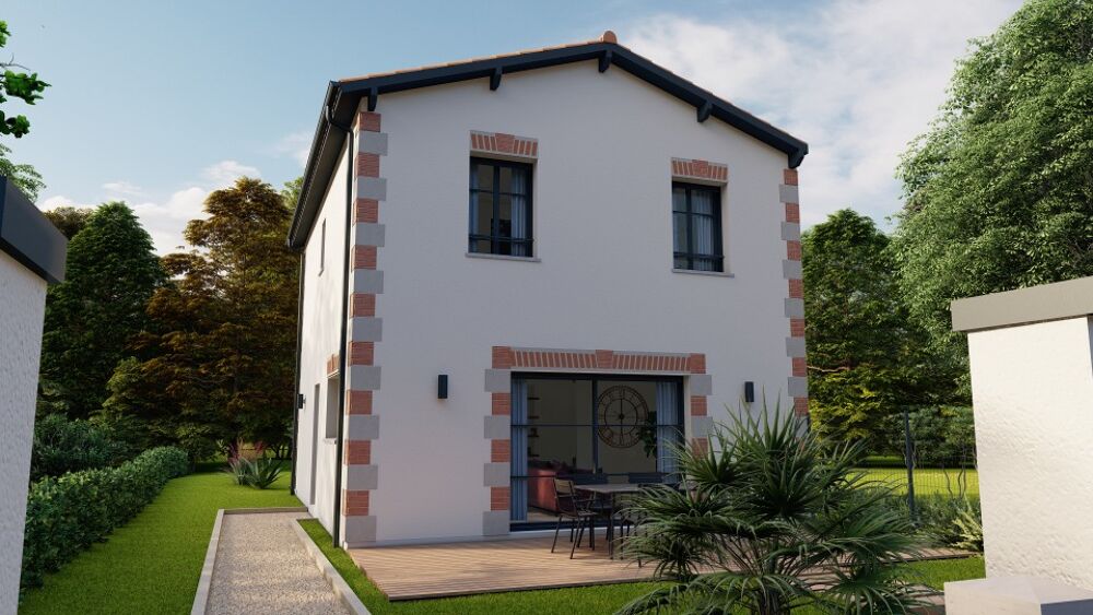Sur un terrain constructible de 400 m² bien exposé côté ....