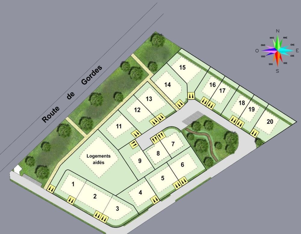 vente Terrain - 429 m² Cabrières-d'Avignon (84220)