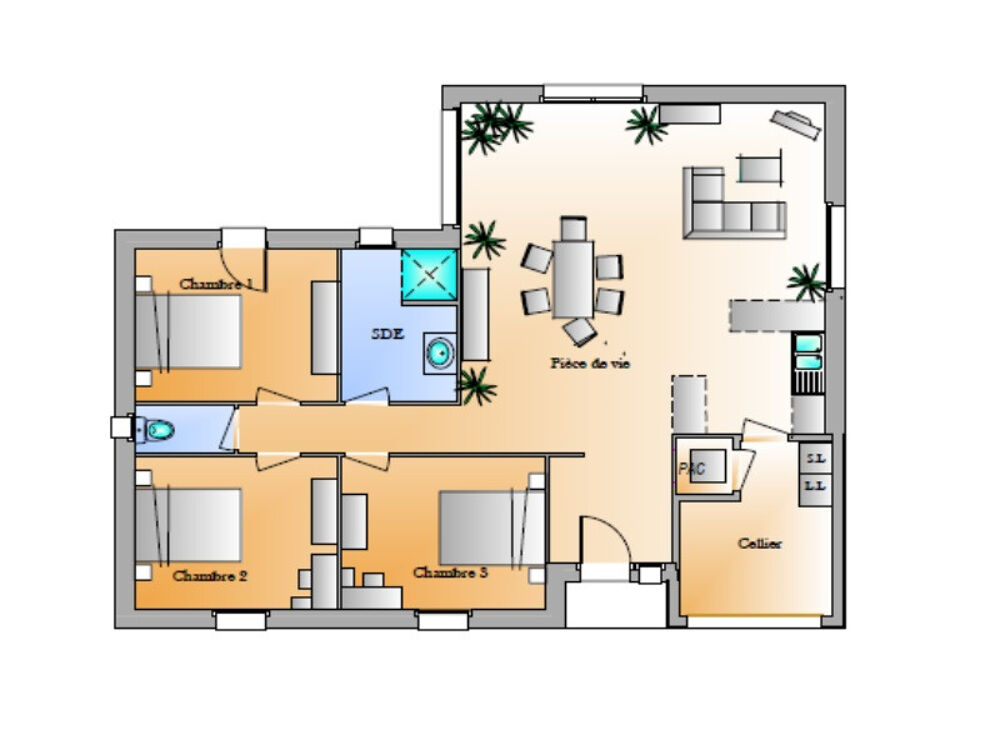 vente Maison - 4 pièce(s) - 81 m² Saint-Étienne-du-Bois (85670)