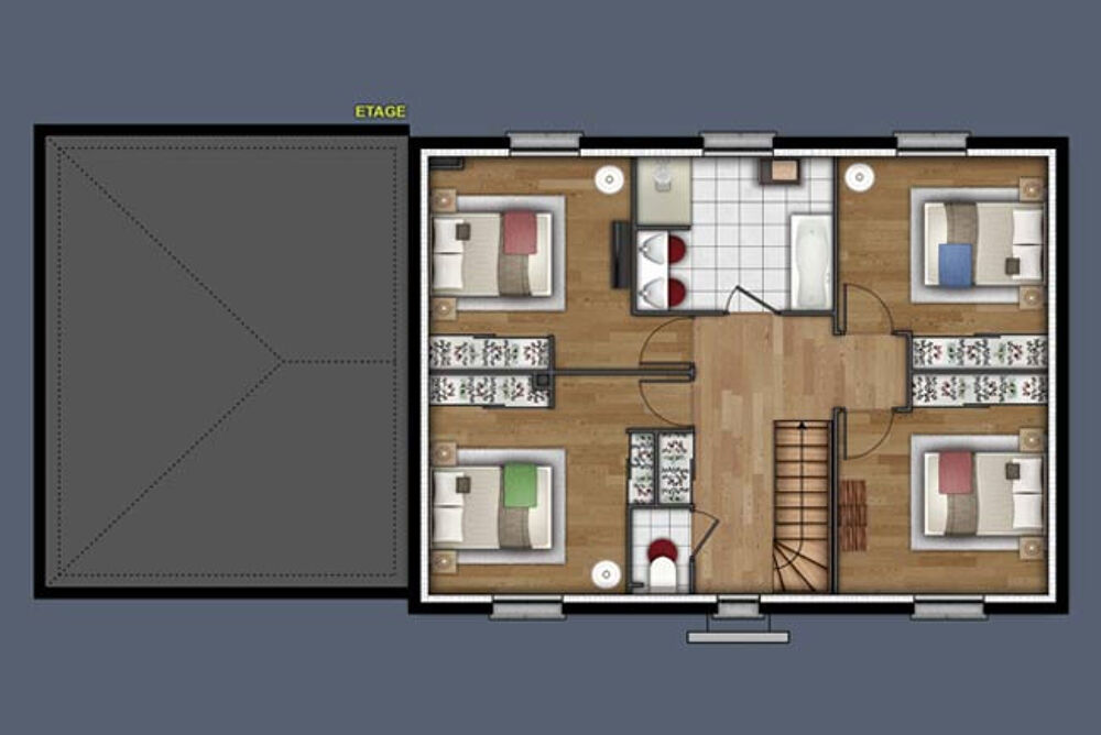 MAISON À CONSTRUIRE DE 151 M² À RÉALCAMP, 6 PIÈCES, EMPL....