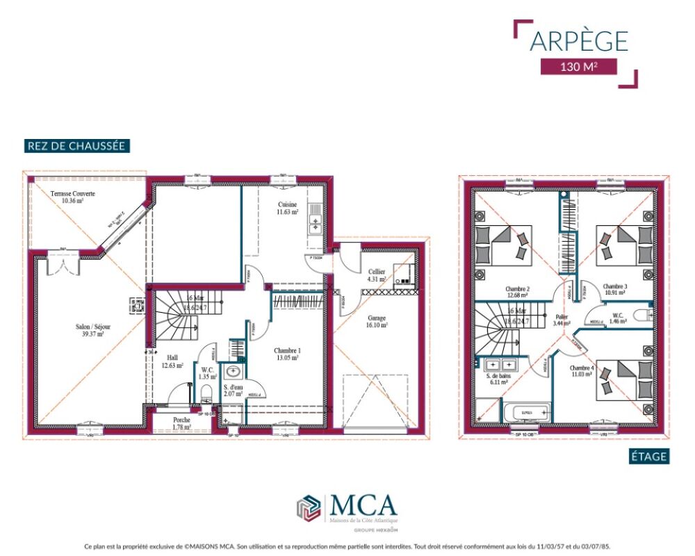 vente Maison - 5 pièce(s) - 130 m² Périssac (33240)