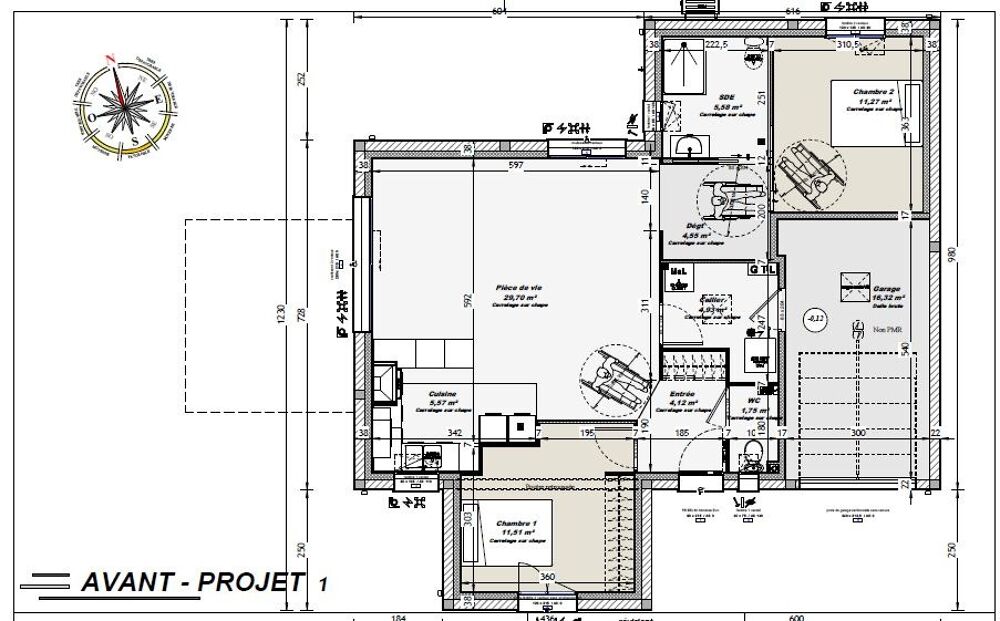 MAISON À CONSTRUIRE DE 79 M² IDÉALEMENT SITUÉE À BONCHAM....