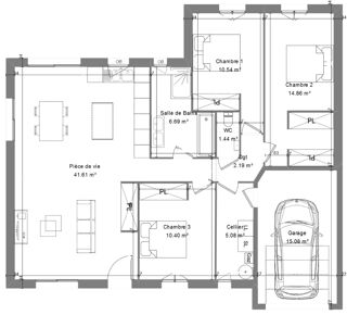  Maison 4 pièces 92 m² Manthelan