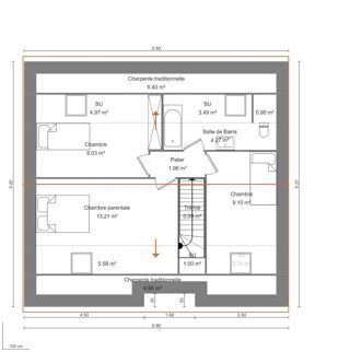  Maison à vendre 5 pièces 110 m²