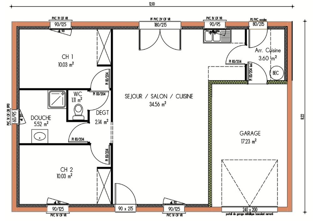 vente Maison - 3 pièce(s) - 67 m² Saint-Jean-d'Assé (72380)