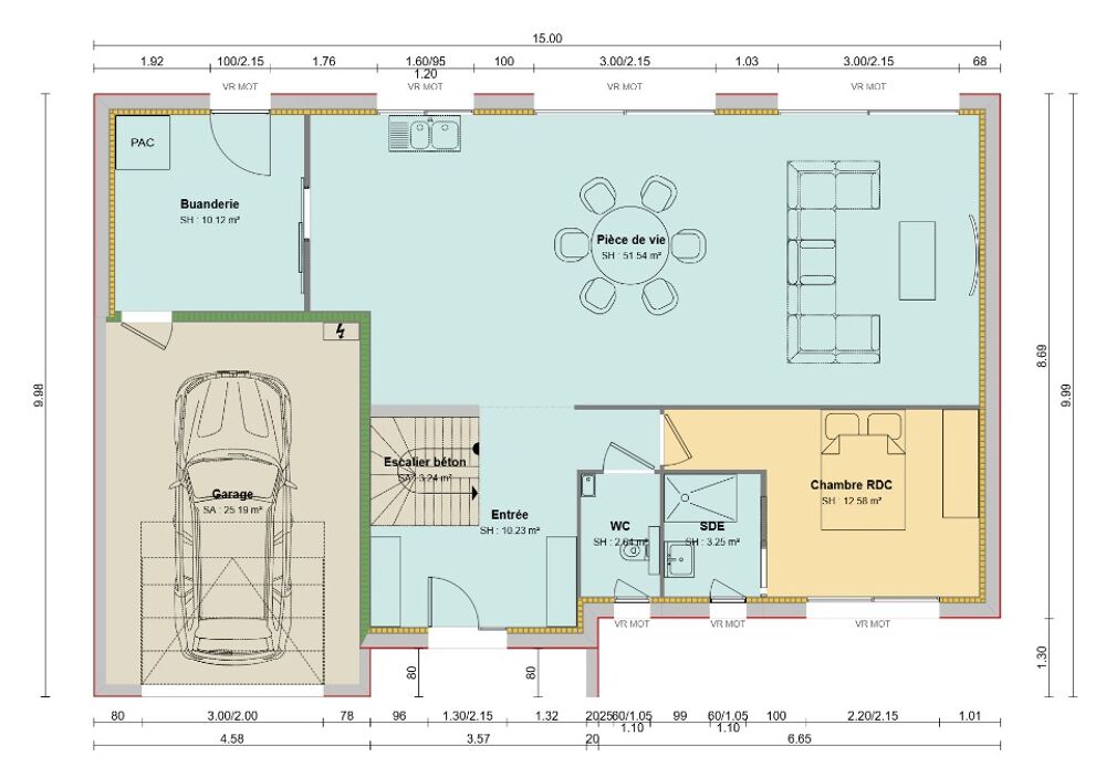 vente Maison - 6 pièce(s) - 170 m² Bussy-Saint-Martin (77600)