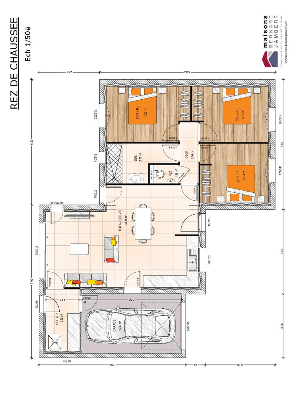 vente Maison - 4 pièce(s) - 80 m² Chemillé (49120)