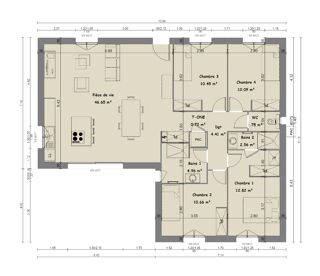  Maison  vendre 5 pices 105 m