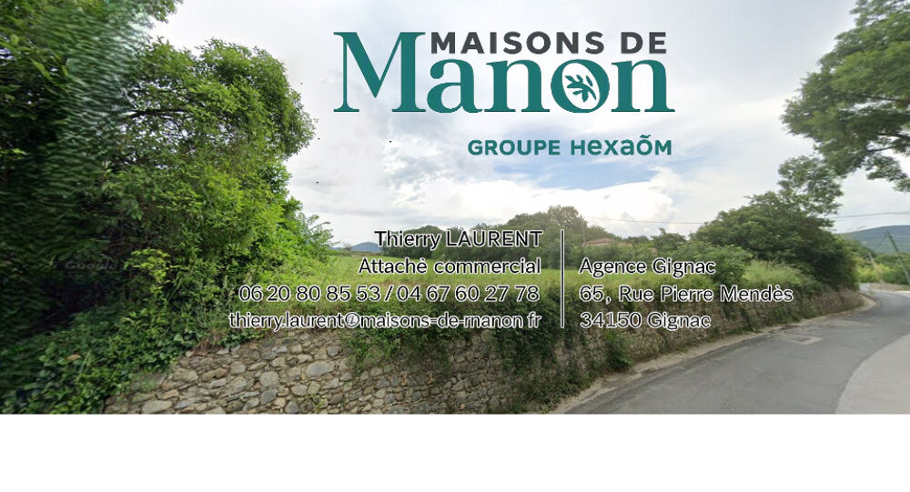 vente Terrain - 636 m² Laroque (34190)