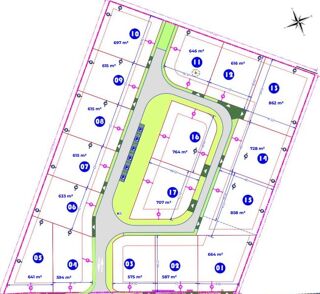  Terrain  vendre 615 m