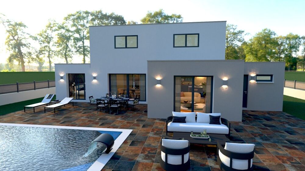 MAISON DE 130m² A CONSTRUIRE A VILLENEUVE DE LA RAHO<BR/....