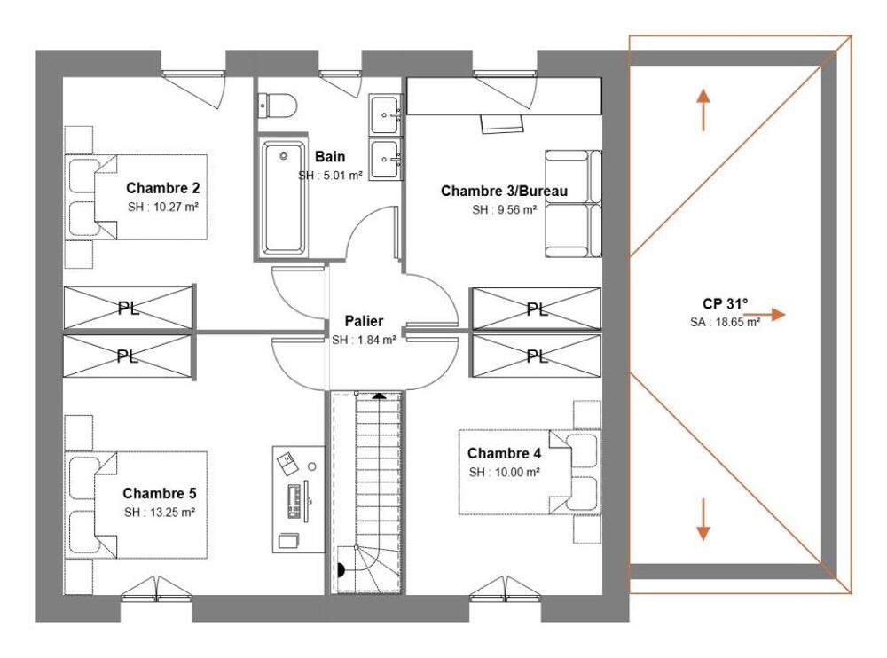vente Maison - 7 pièce(s) - 102 m² Tourville-sur-Odon (14210)