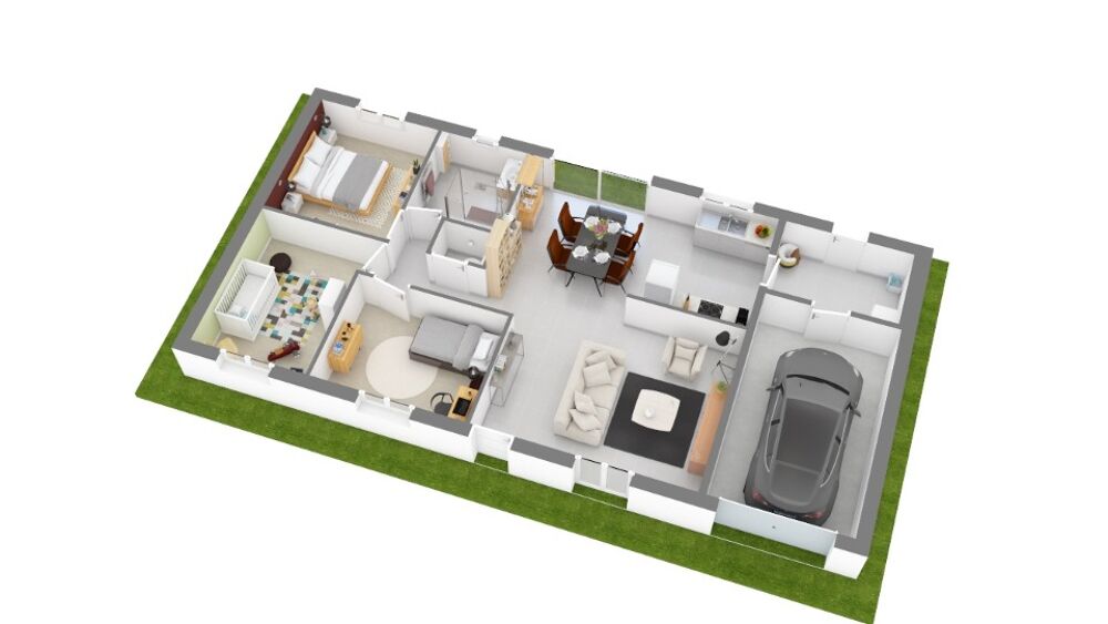 MAISON À CONSTRUIRE DE 82 M² PROCHE DE CHÂTEAUROUX <....