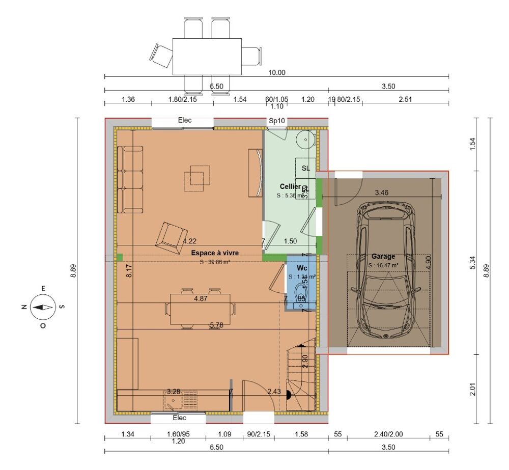 vente Maison - 4 pièce(s) - 80 m² Noyant-de-Touraine (37800)