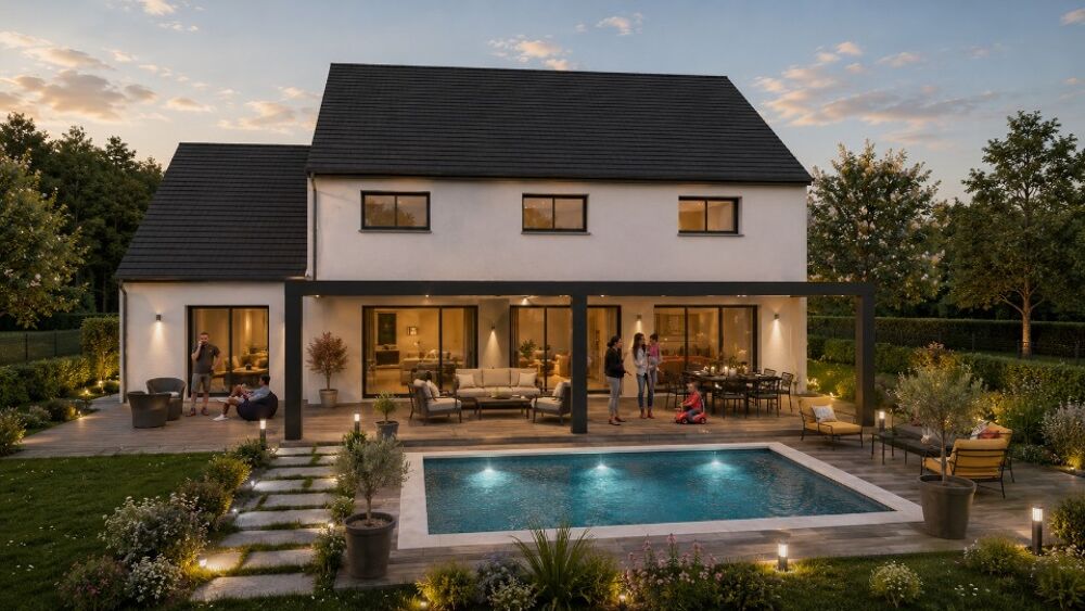 Venez faire construire cette grande maison familiale de ....