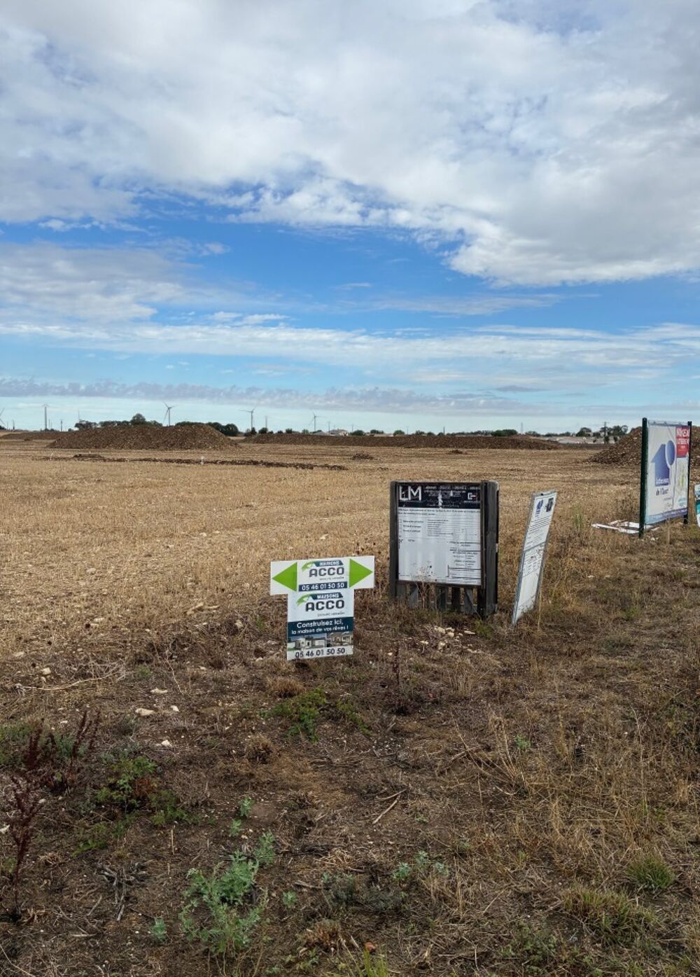 vente Terrain - 304 m² Angliers (17540)
