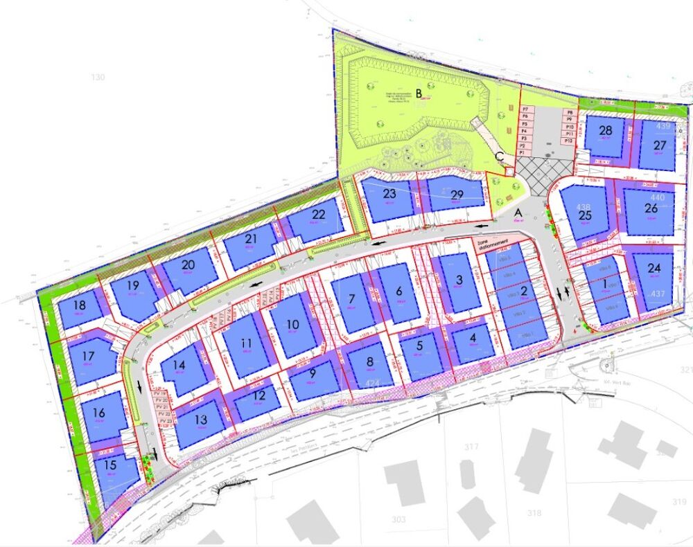 vente Terrain - 401 m² Sabran (30200)