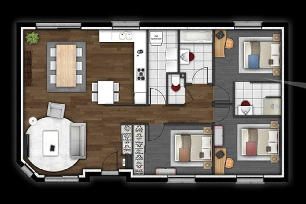 vente Maison - 4 pièce(s) - 96 m² Heuqueville (27700)