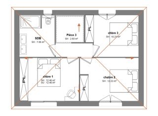 Maison à vendre 4 pièces 90 m²