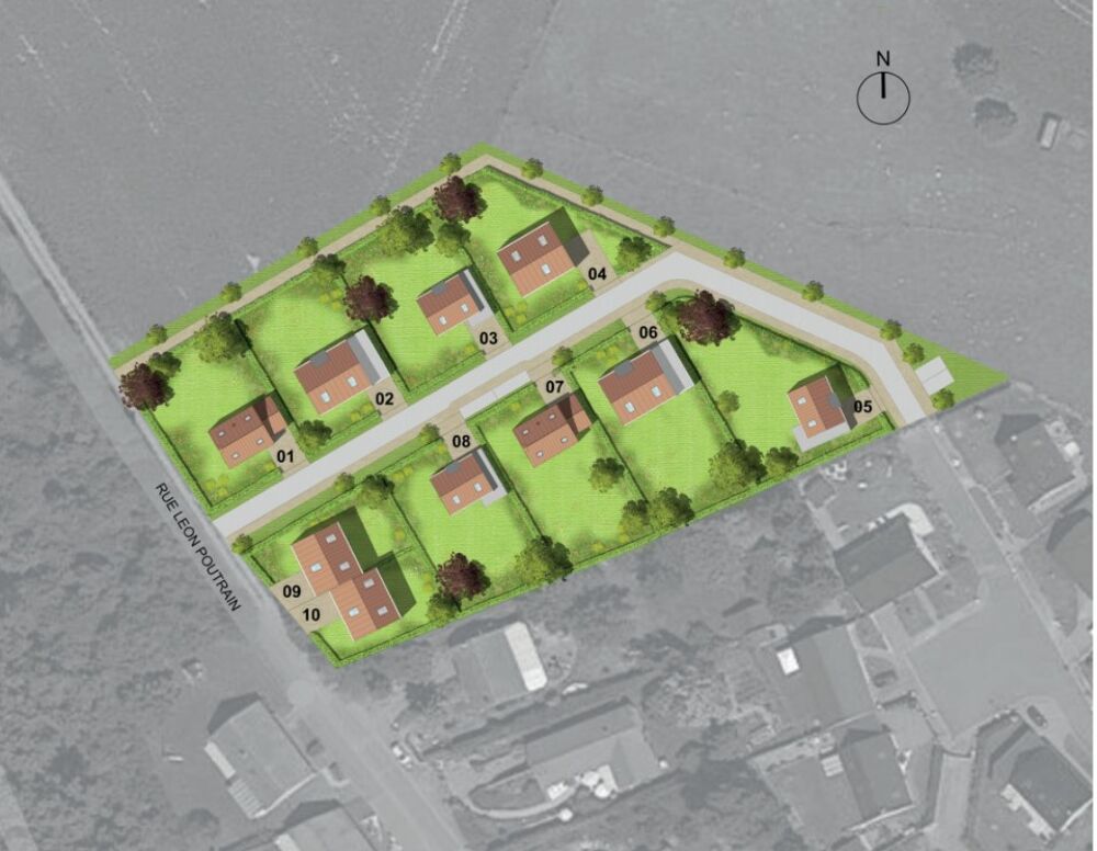 vente Terrain - 522 m² Roucourt (59169)