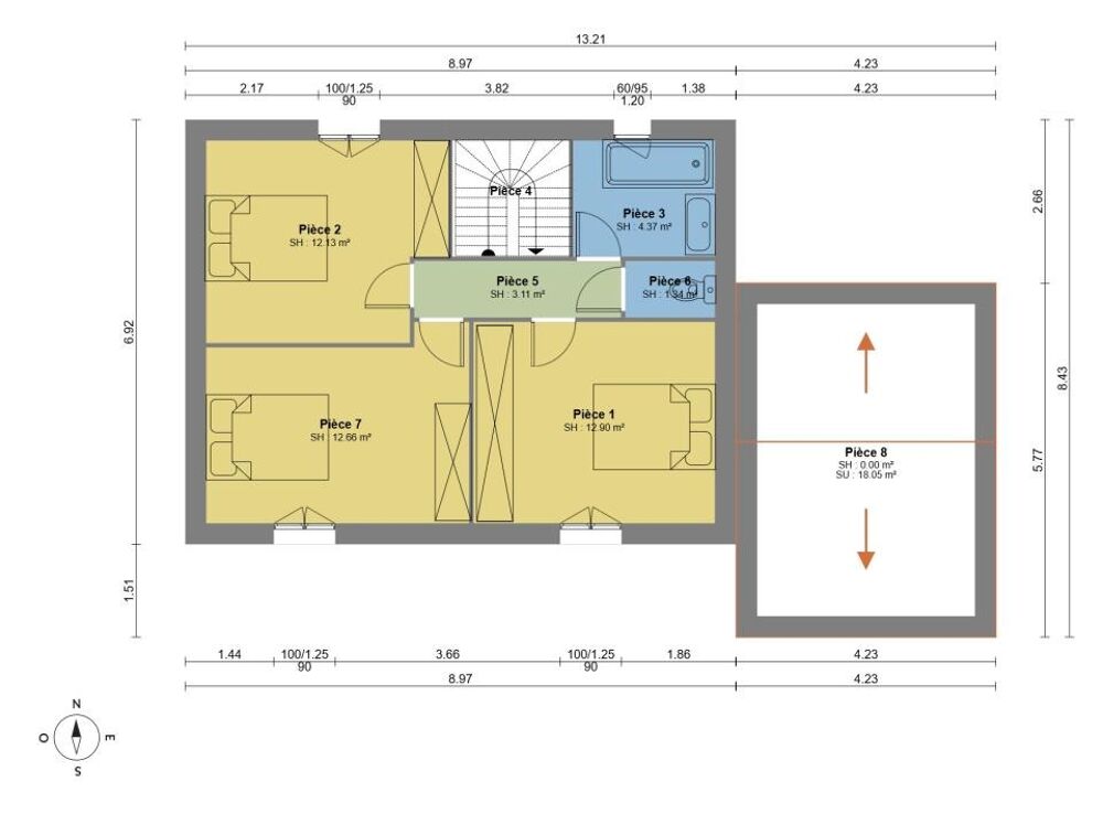 Maison de 6 pièces (113 m²) à vendre à Cruas Emplace....