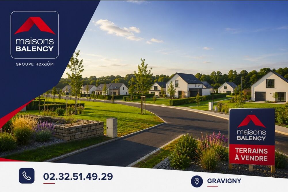 vente Terrain - 723 m² Surville (27400)
