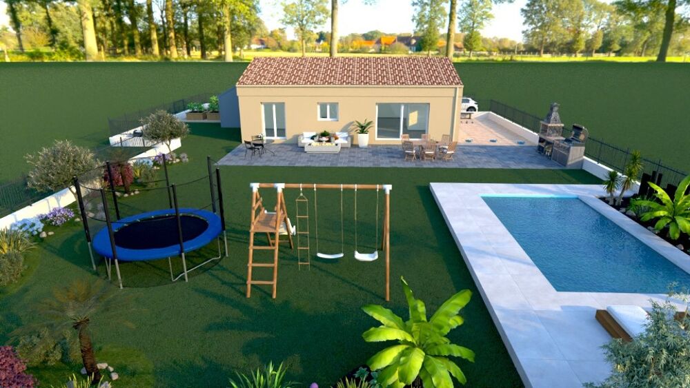 PROJET DE CONSTRUCTION - Maison T5 (95 m²) à Quarante<BR....