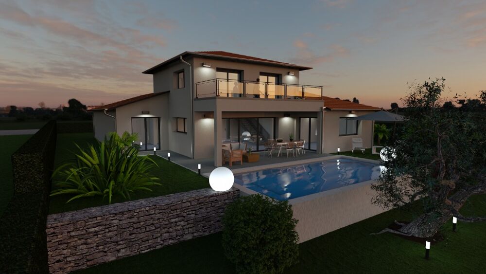 MAISON À CONSTRUIRE DE 149 M² À PÉRONNAS AVEC 5 PIÈCES P....