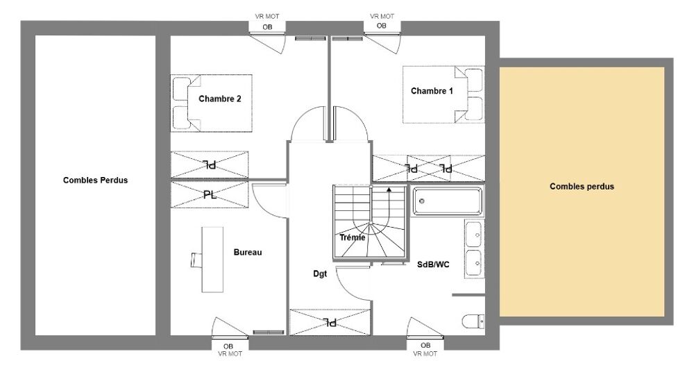 vente Maison - 6 pièce(s) - 127 m² Mettray (37390)
