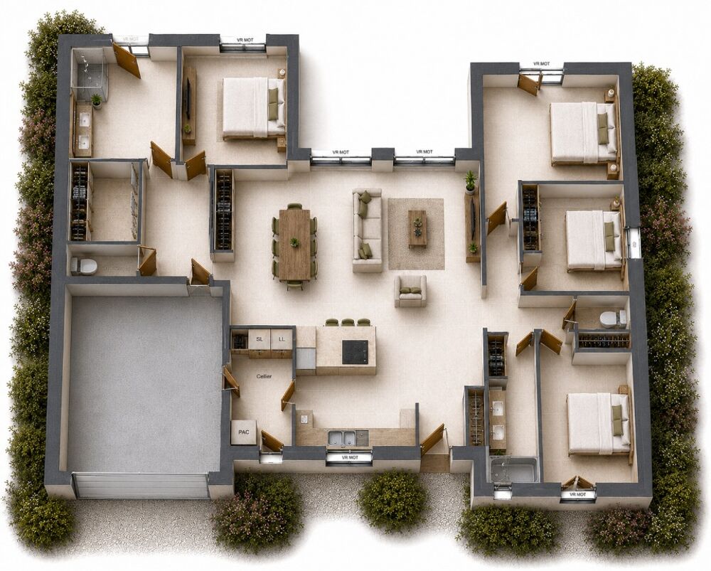vente Maison - 5 pièce(s) - 140 m² Azay-le-Rideau (37190)
