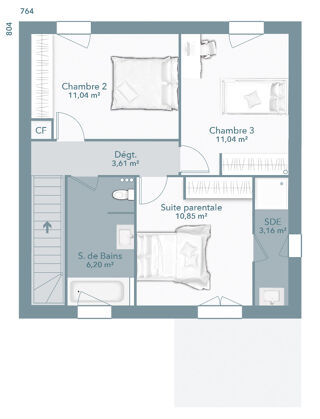  Maison 4 pi�ces 85 m� Bessi�res