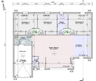  Maison � vendre 3 pi�ces 83 m�