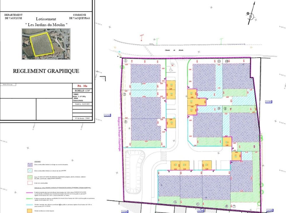 vente Terrain - 489 m² Vacqueyras (84190)
