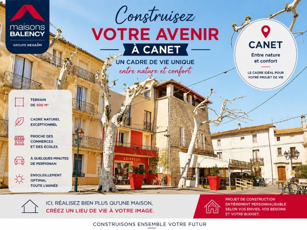 vente Terrain - 600 m² Canet (34800)