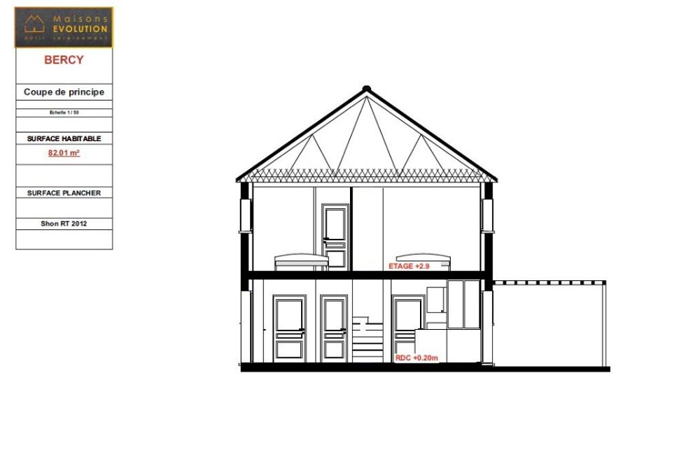 vente Maison - 4 pièce(s) - 82 m² Thoiry (78770)