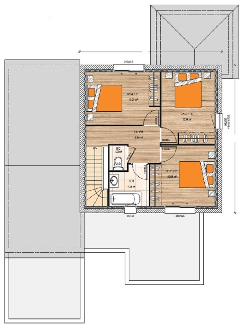 vente Maison - 7 pièce(s) - 134 m² Lézigné (49430)