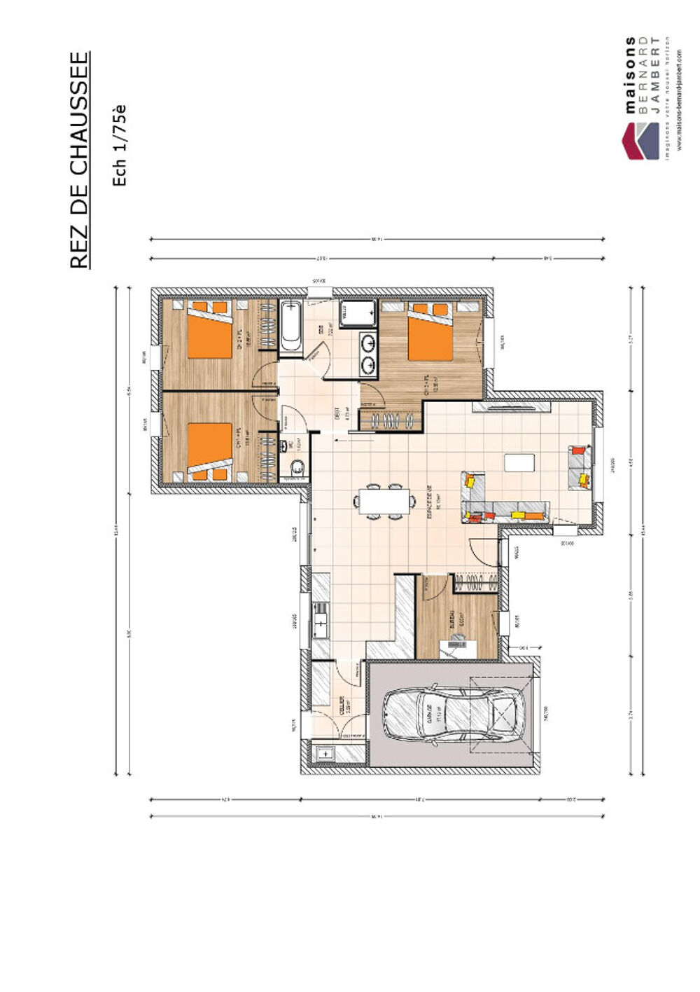 vente Maison - 5 pièce(s) - 100 m² Angers (49000)
