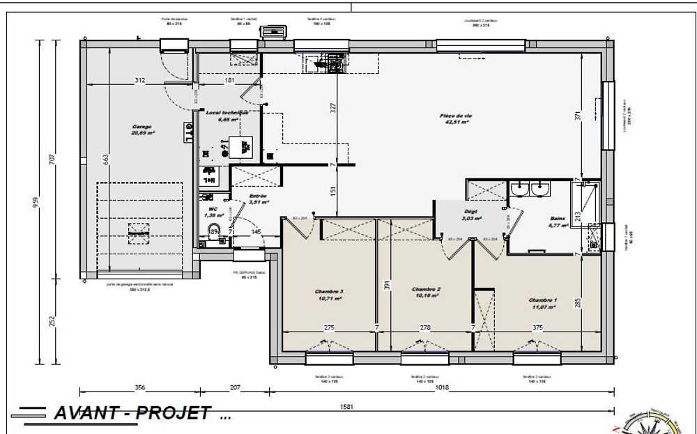 vente Maison - 4 pièce(s) - 94 m² Entrammes (53260)