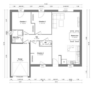  Maison � vendre 4 pi�ces 76 m�