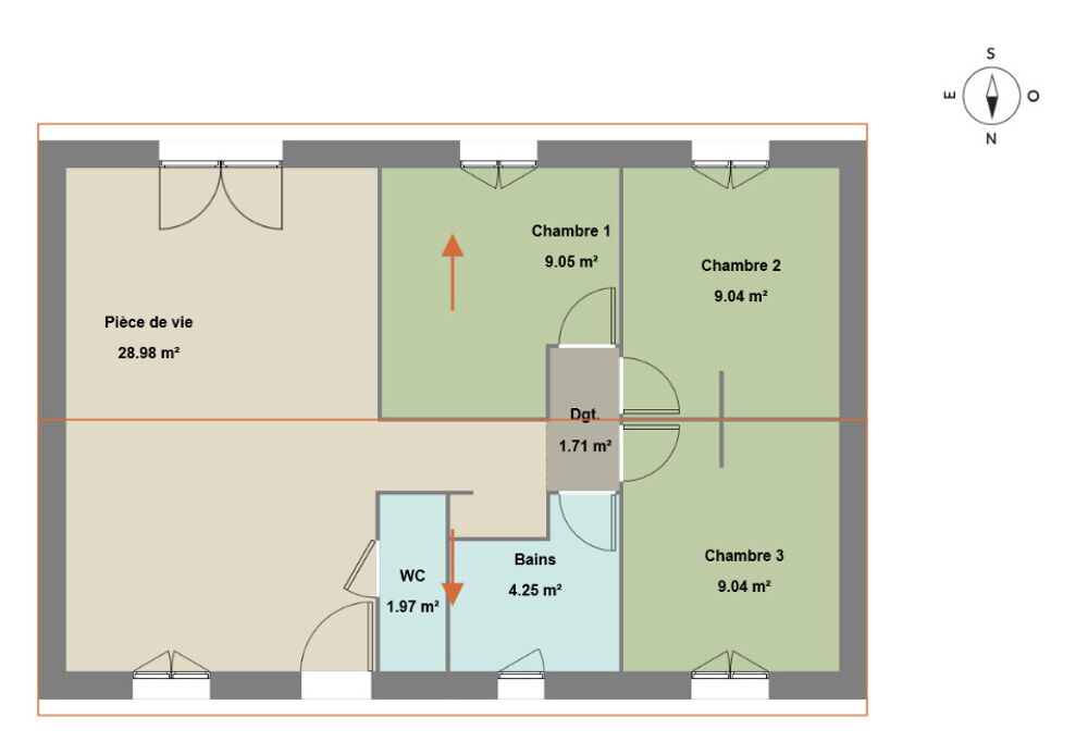 Maison 4 pièces 77 m² · à Fréjus · 77 m² · 395 000 €