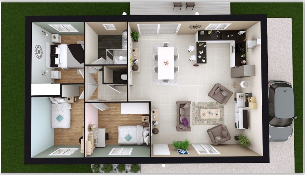 MAISON À CONSTRUIRE DE 82 M² À SAINTE-THORETTE, PROCHE D....
