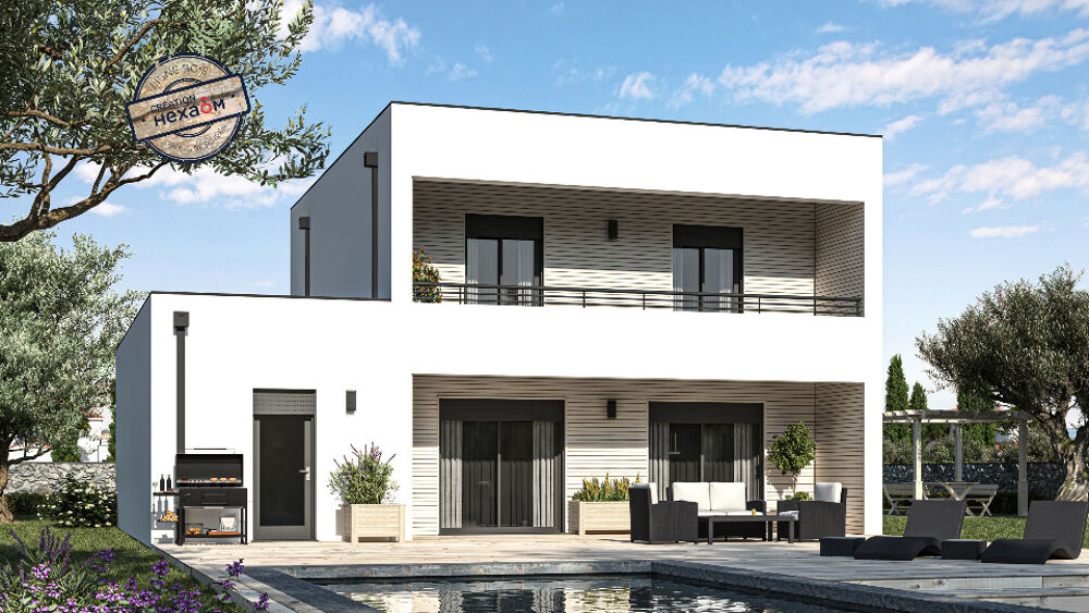 Maison CUBIK de 114 m² sur 600 m² de terrain à Marsillar....