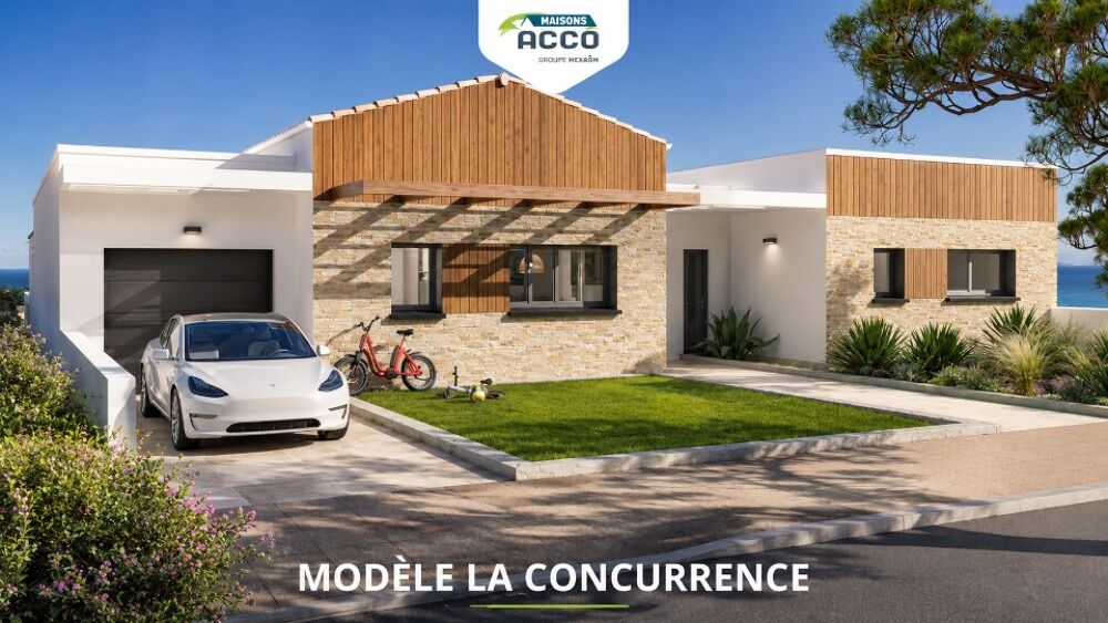 Maison neuve 132 m² + terrain 726 m² - Dompierre-sur-Mer....
