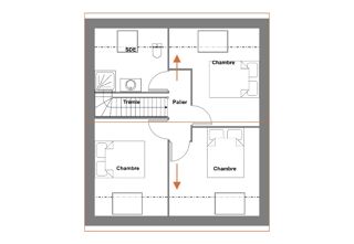  Maison 4 pi�ces 63 m� Taden