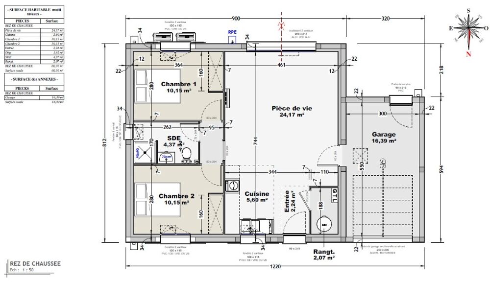 vente Maison - 3 pièce(s) - 60 m² Saint-Georges-de-Didonne (17110)