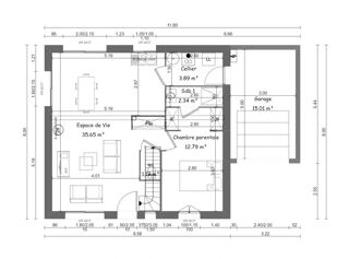  Maison 6 pi�ces 110 m� Isigny-sur-mer