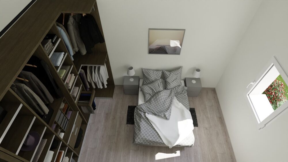 Maison à construire compacte 57 m² avec 2 belles chambre....